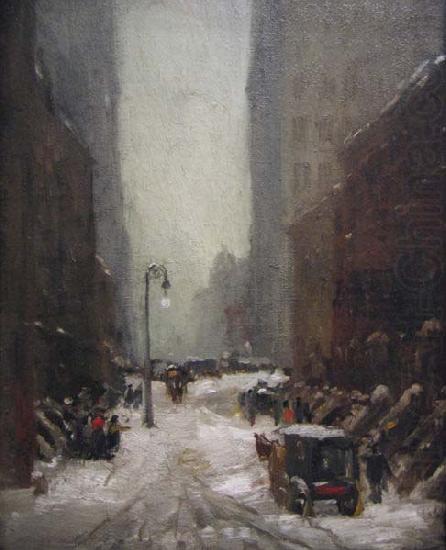 Robert Henri Snow in New York china oil painting image